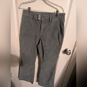 American Eagle Outfitters Corduroy Teal Green Pants